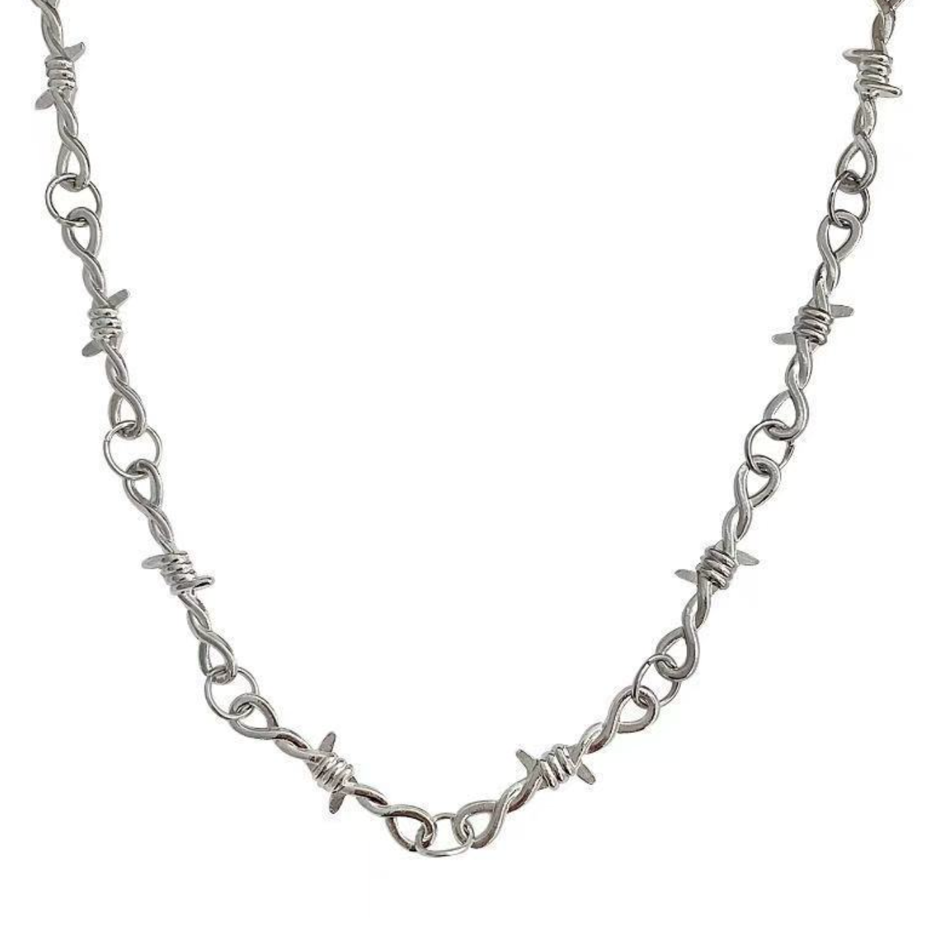 Men's Hip Hop Thorn Choker Necklace – Edgy Punk Statement Chain