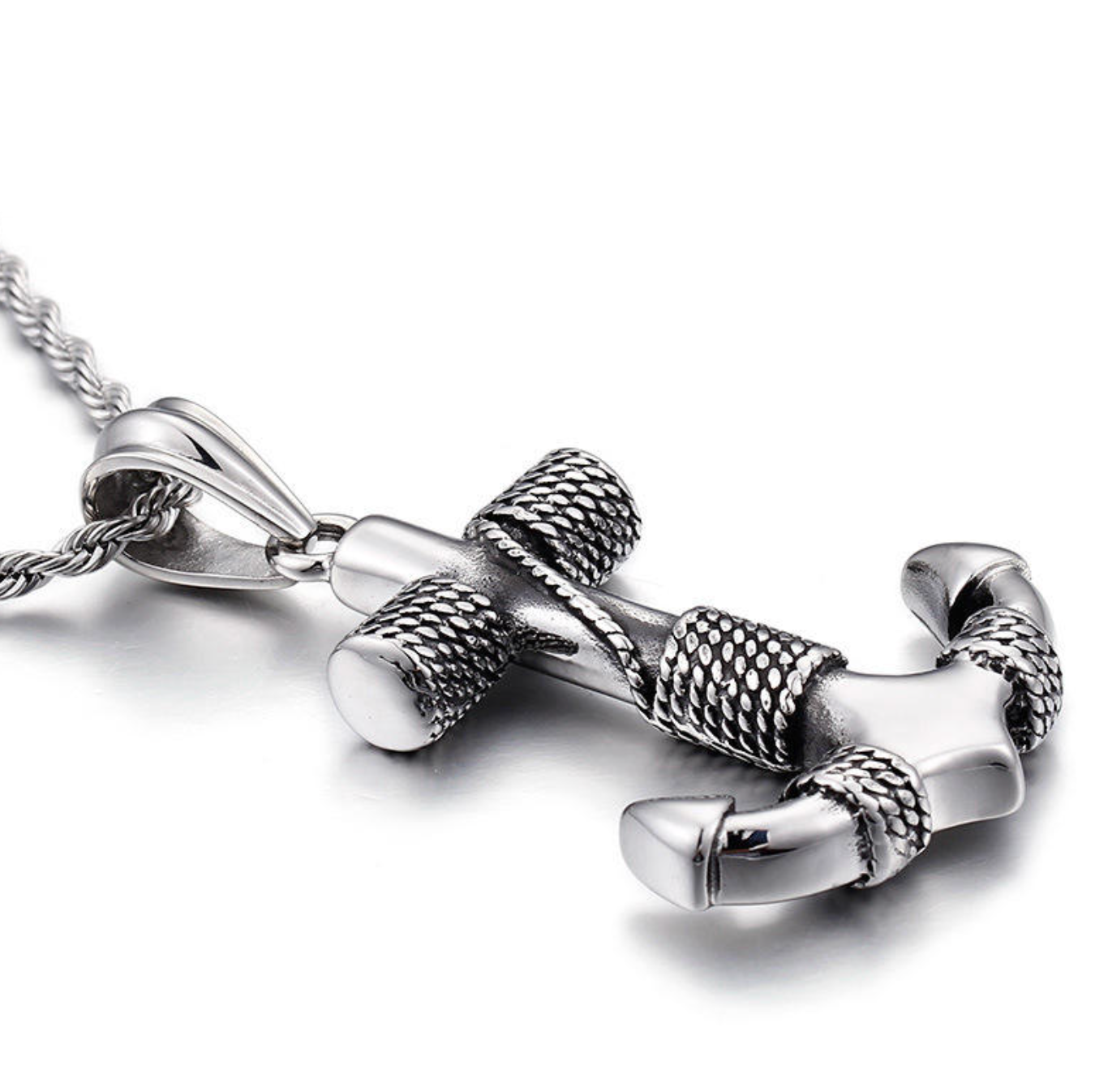 Fashion Nordic Boat Anchor Necklace
