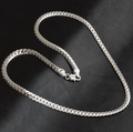 18K Gold Plated Men's Necklace – Stylish Modern Chain for Everyday Wear