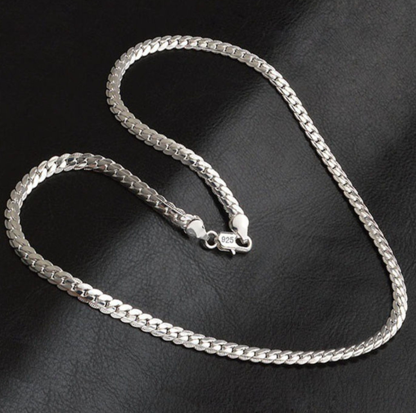 18K Gold Plated Men's Necklace – Stylish Modern Chain for Everyday Wear