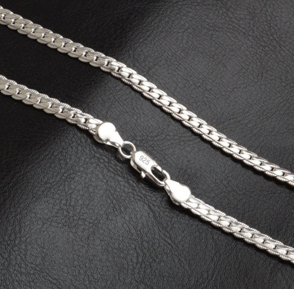 18K Gold Plated Men's Necklace – Stylish Modern Chain for Everyday Wear