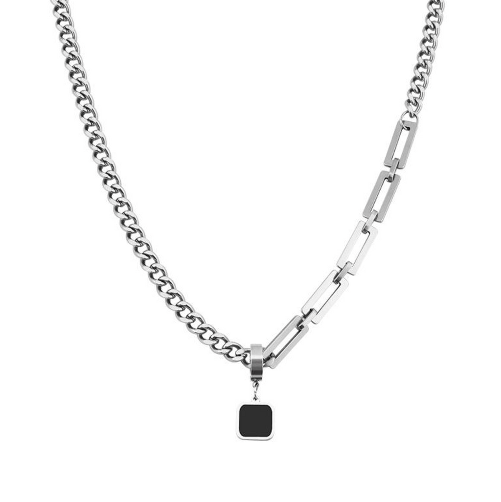 Men's Stainless Steel Clavicle Chain – Sleek Minimalist Necklace