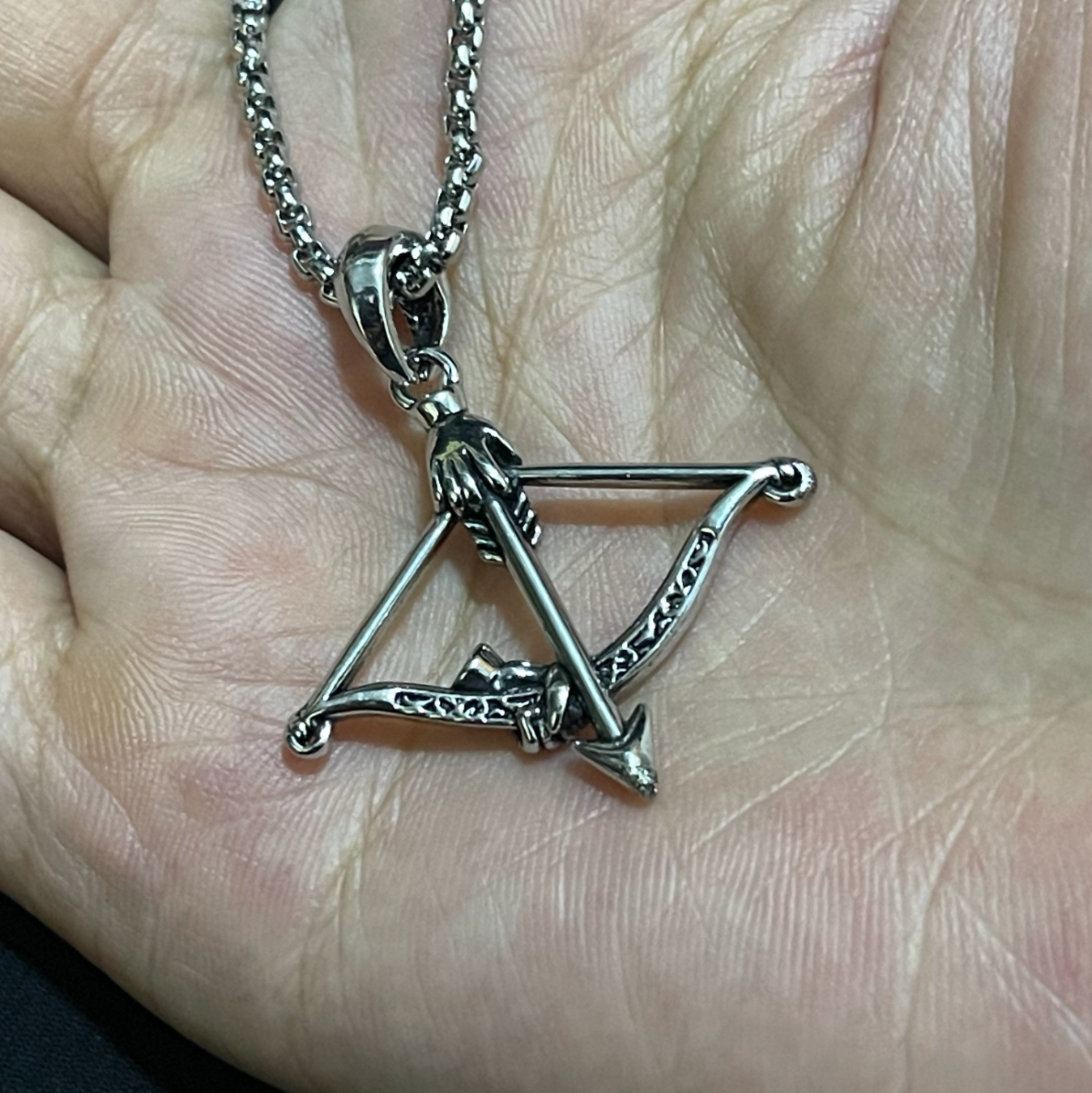Men's Stainless Steel Pendant Necklace – Versatile Modern Statement Chain