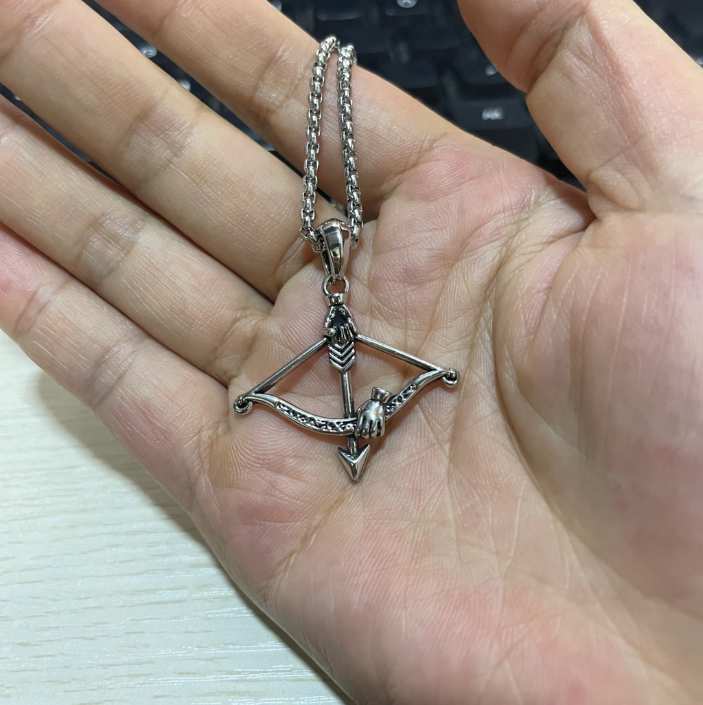 Men's Stainless Steel Pendant Necklace – Versatile Modern Statement Chain