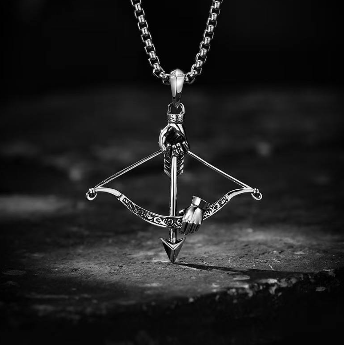 Men's Stainless Steel Pendant Necklace – Versatile Modern Statement Chain