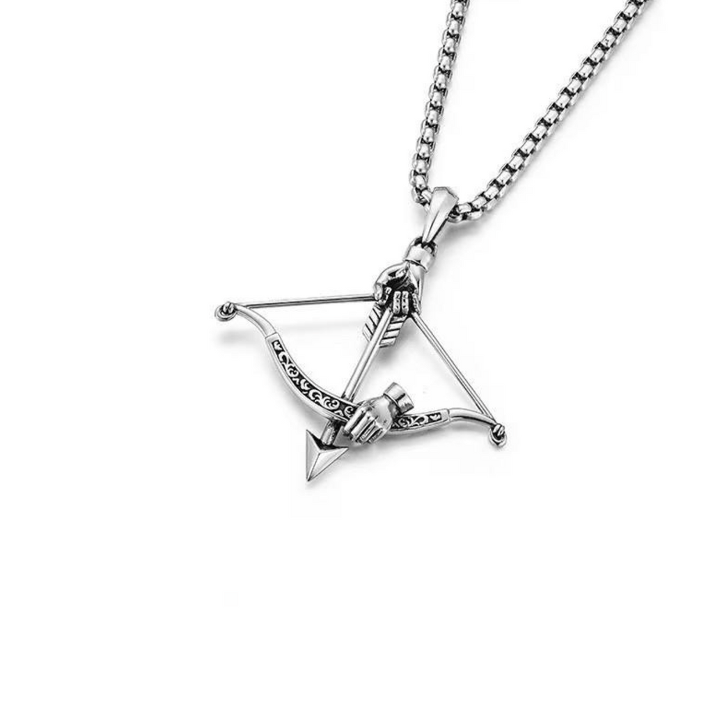 Men's Stainless Steel Pendant Necklace – Versatile Modern Statement Chain