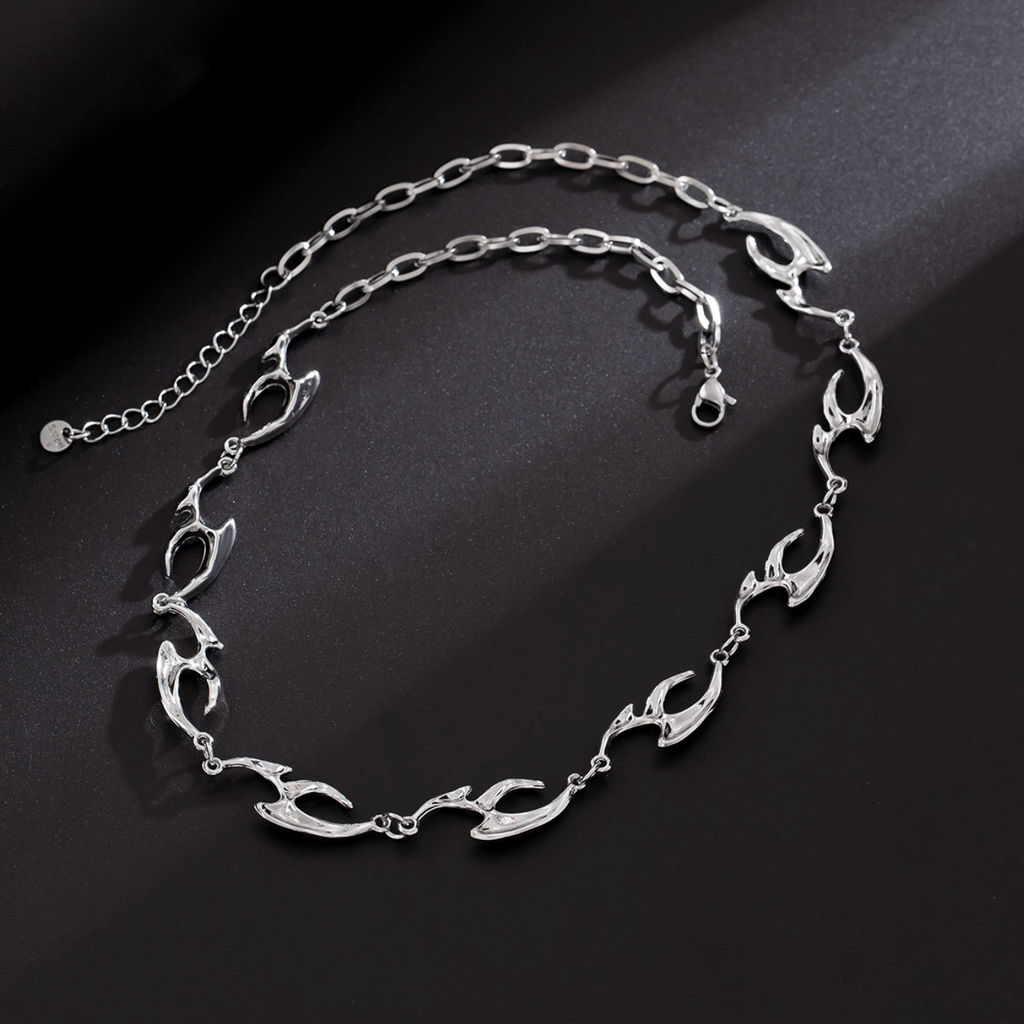Men's Hip Hop Irregular Pendant Necklace – Bold Streetwear Statement Chain