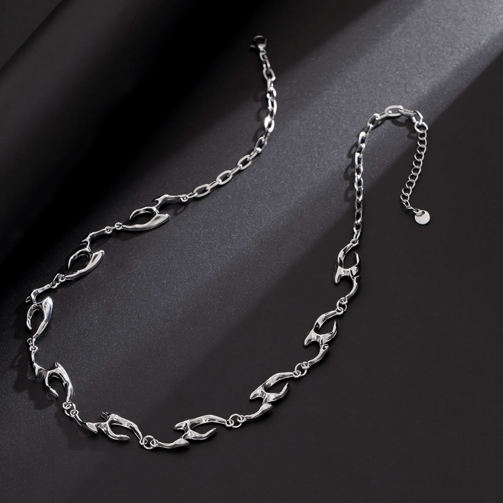 Men's Hip Hop Irregular Pendant Necklace – Bold Streetwear Statement Chain
