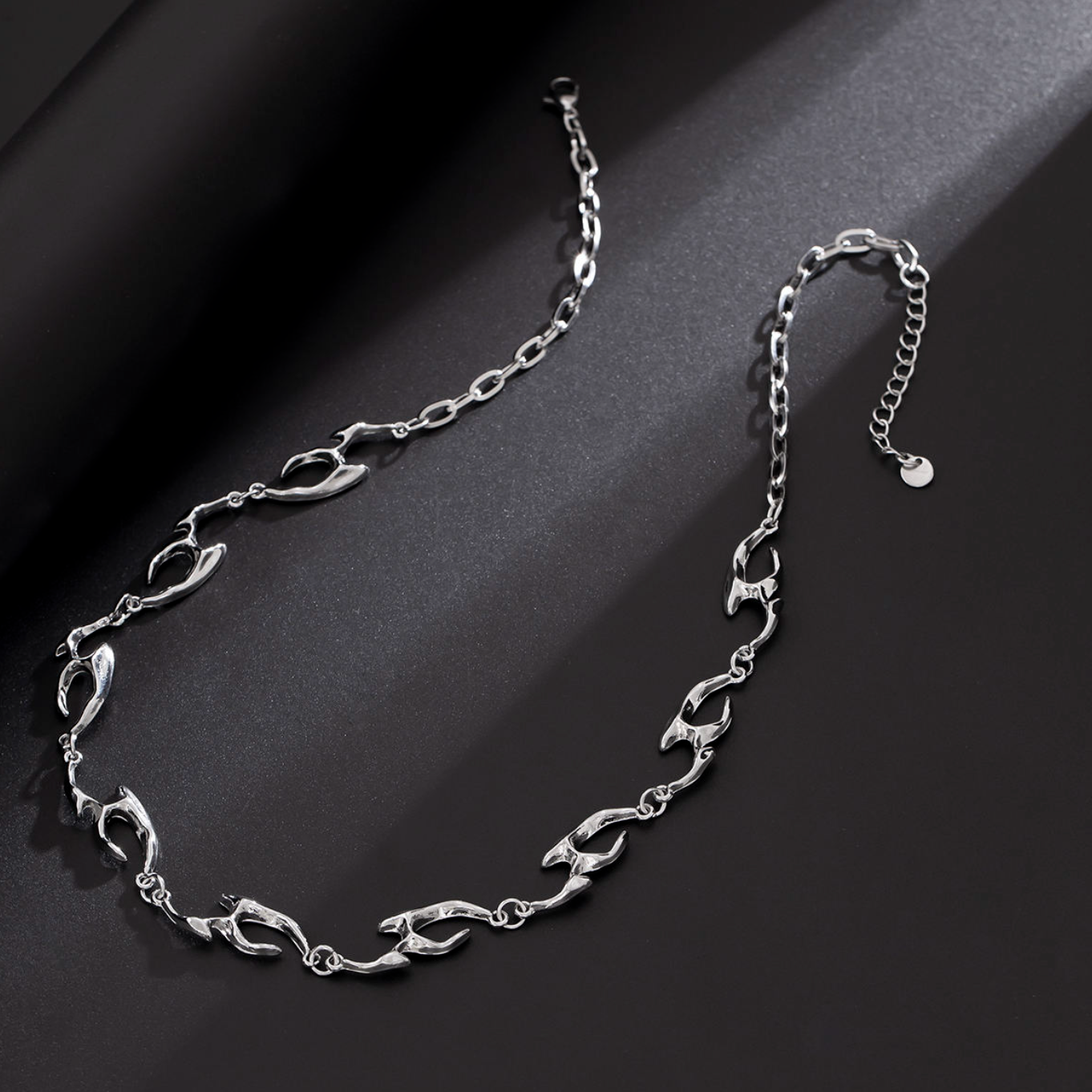Men's Hip Hop Irregular Pendant Necklace – Bold Streetwear Statement Chain