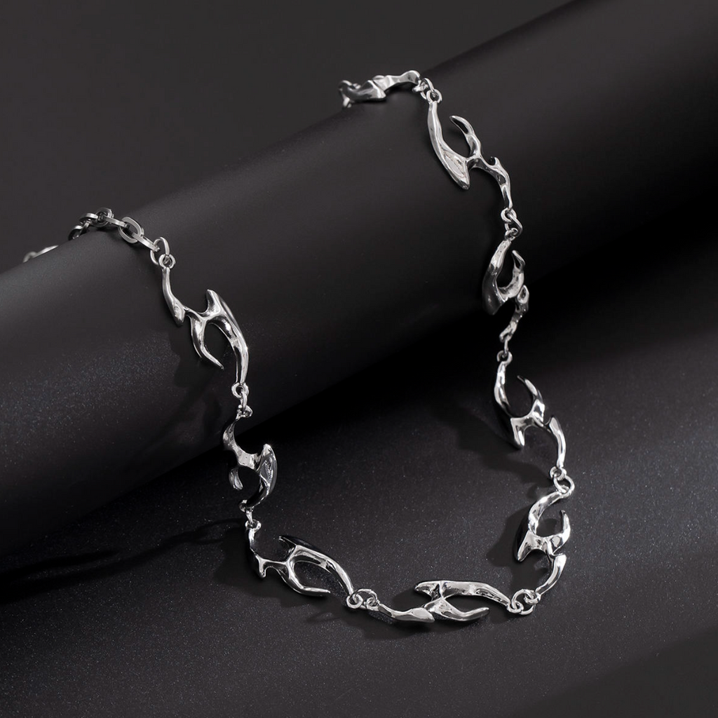 Men's Hip Hop Irregular Pendant Necklace – Bold Streetwear Statement Chain