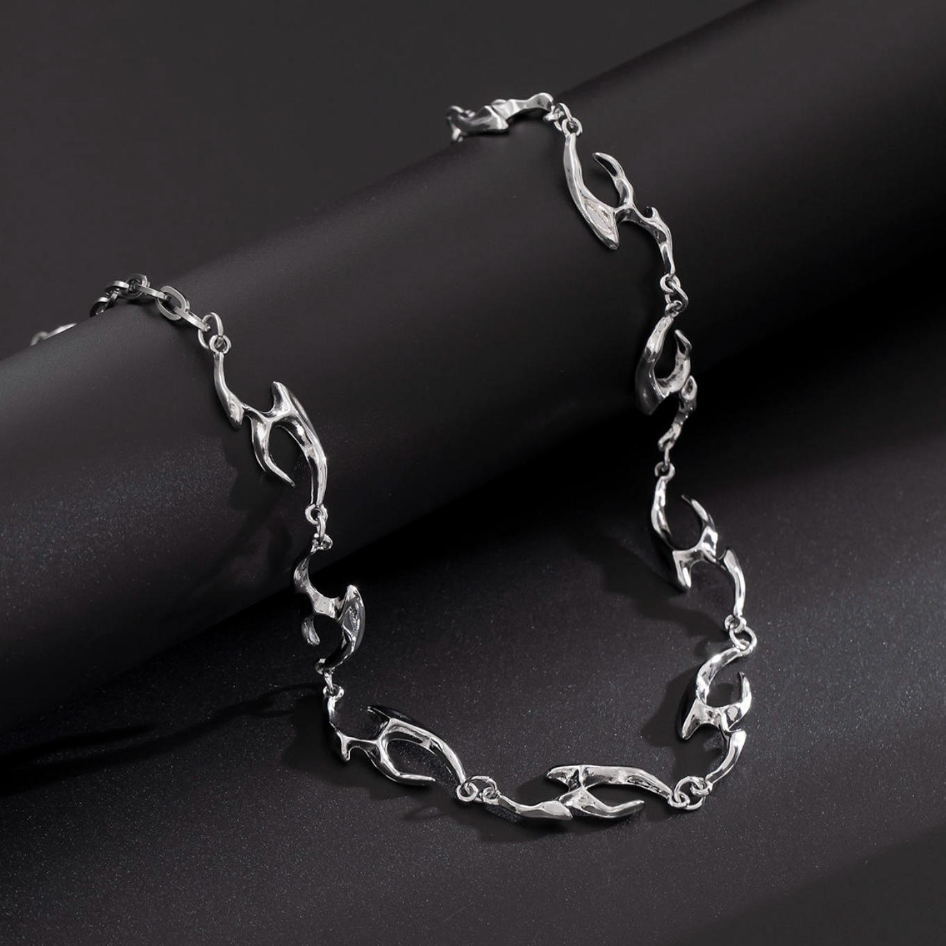 Men's Hip Hop Irregular Pendant Necklace – Bold Streetwear Statement Chain