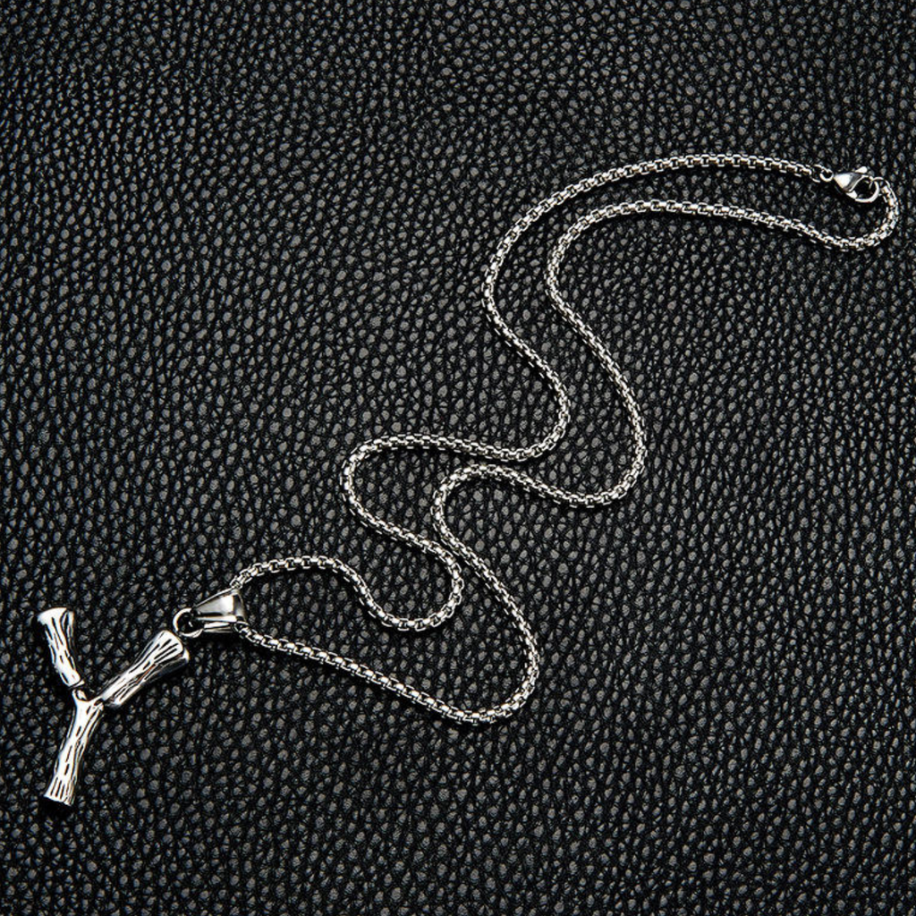 Men's Stainless Steel Letter Y Necklace – Personalized Minimalist Pendant