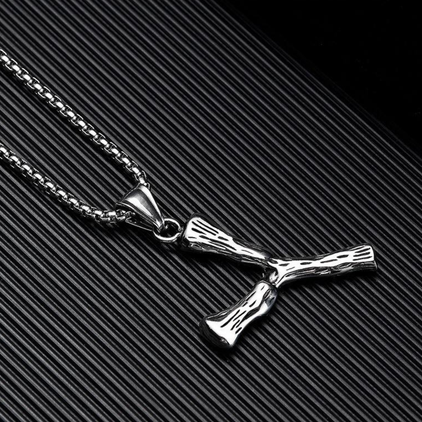 Men's Stainless Steel Letter Y Necklace – Personalized Minimalist Pendant