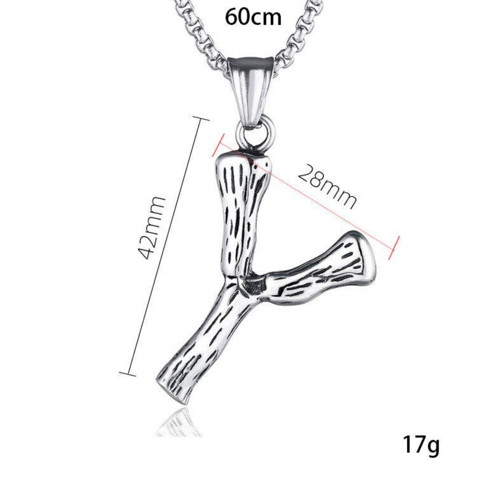 Men's Stainless Steel Letter Y Necklace – Personalized Minimalist Pendant