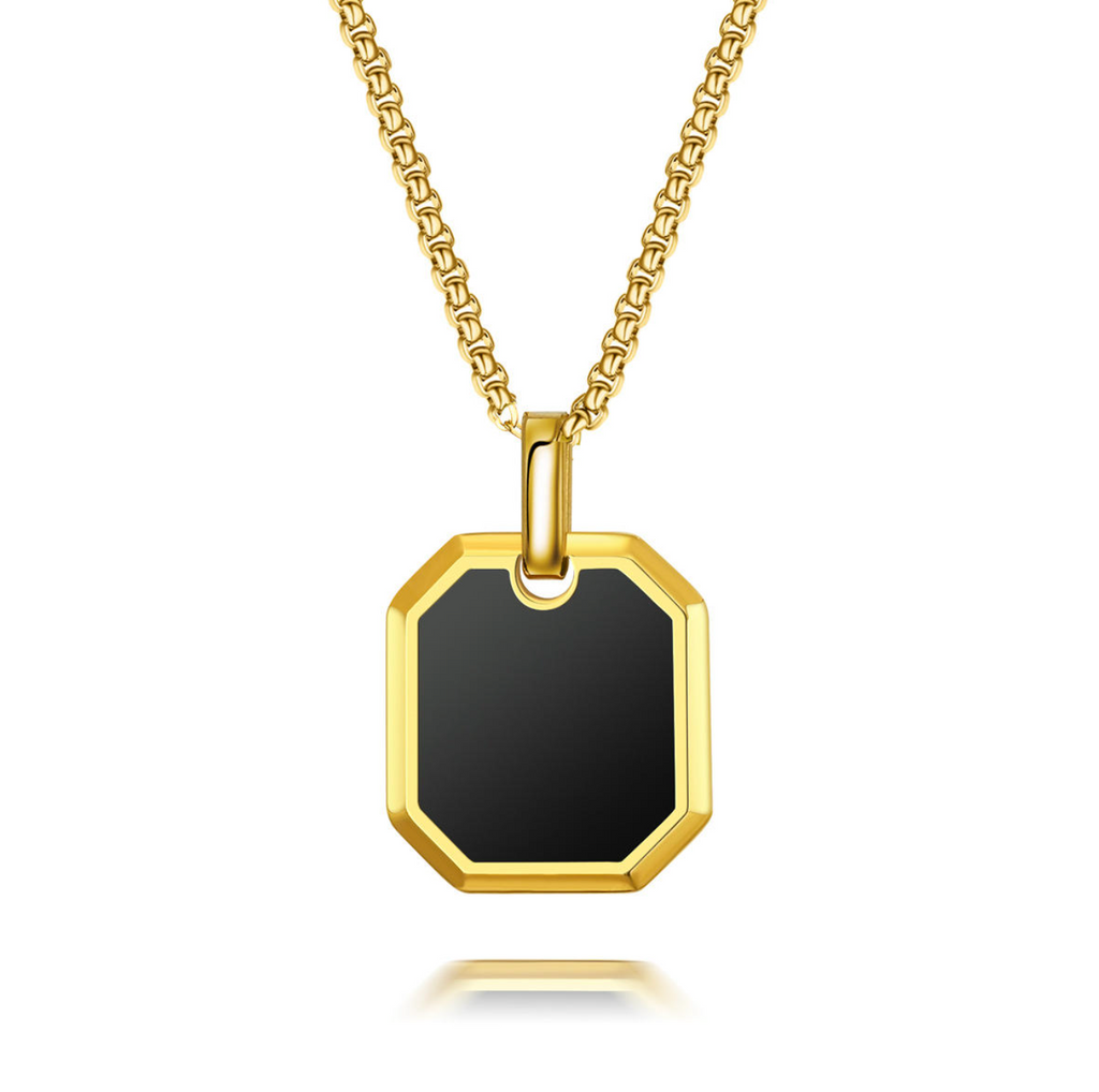 Men's Vintage Stainless Steel Necklace – Timeless Rugged Pendant Chain