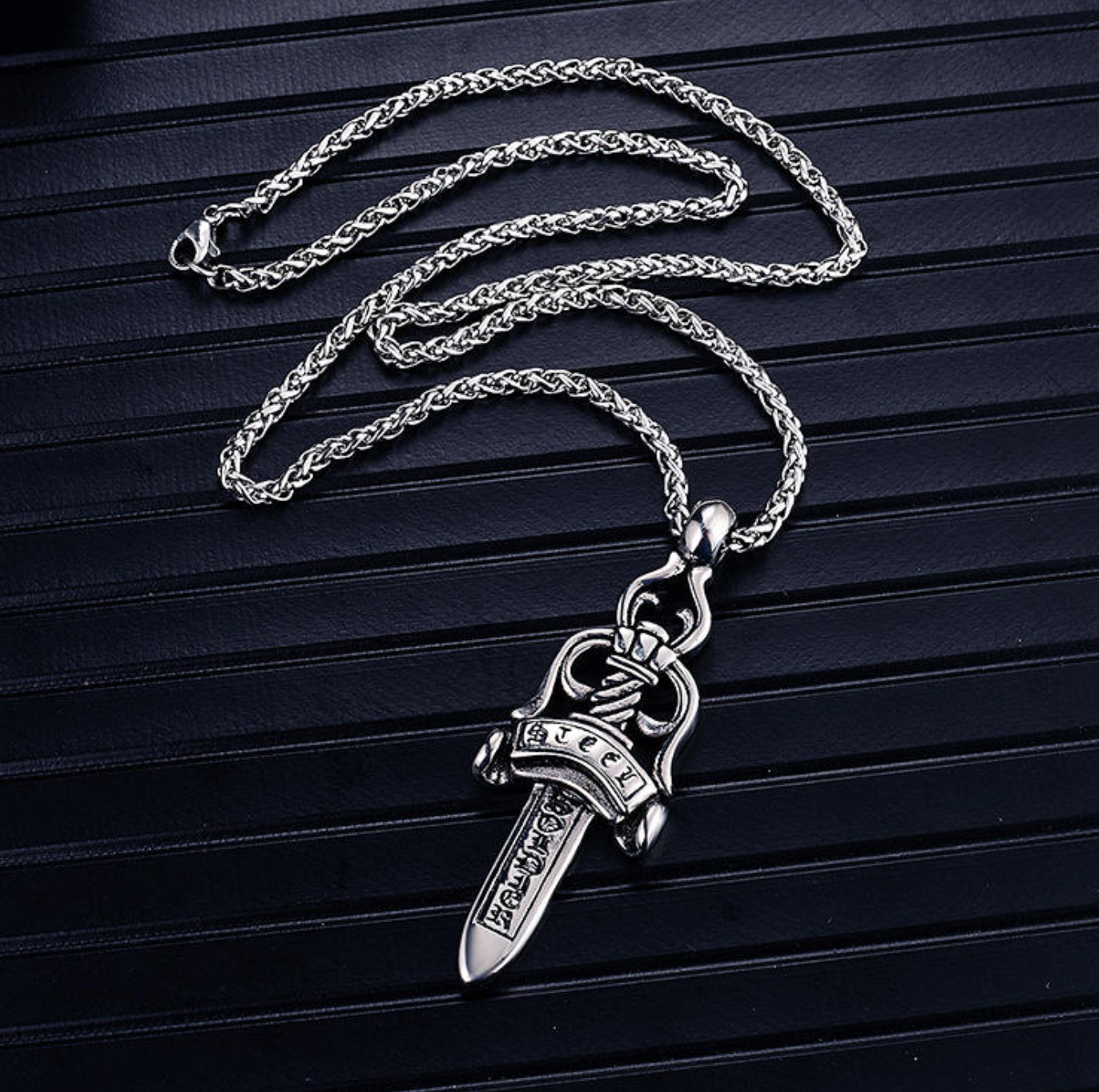 Men's Hip Hop Stainless Steel Necklace – Bold Urban Statement Chain