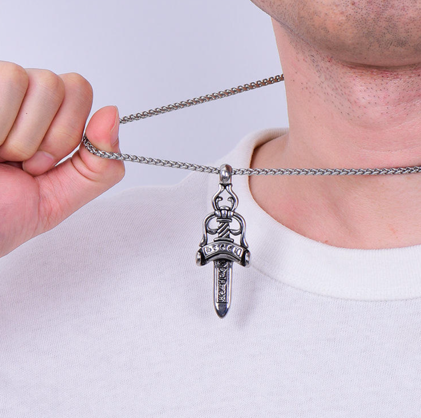 Men's Hip Hop Stainless Steel Necklace – Bold Urban Statement Chain